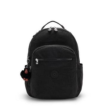 Kipling Seoul Large 15" Backpack Laptopväska Svarta | SE 1568HA